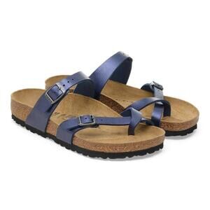 Birkenstock Shoes Mayari Graceful Midnight Blue Birko Flor Sandals